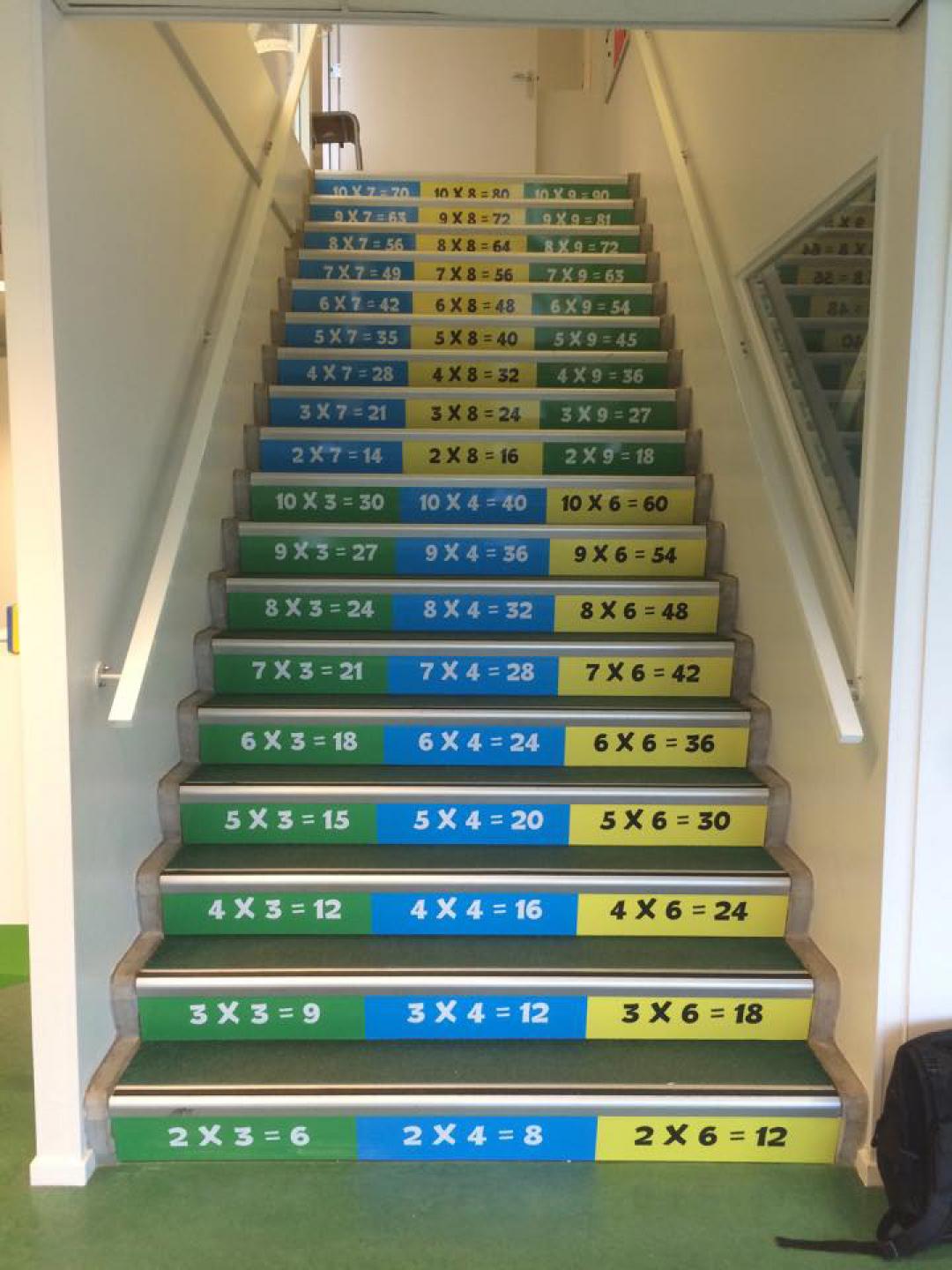 Passende kleuren op basisschool De Groene Oase